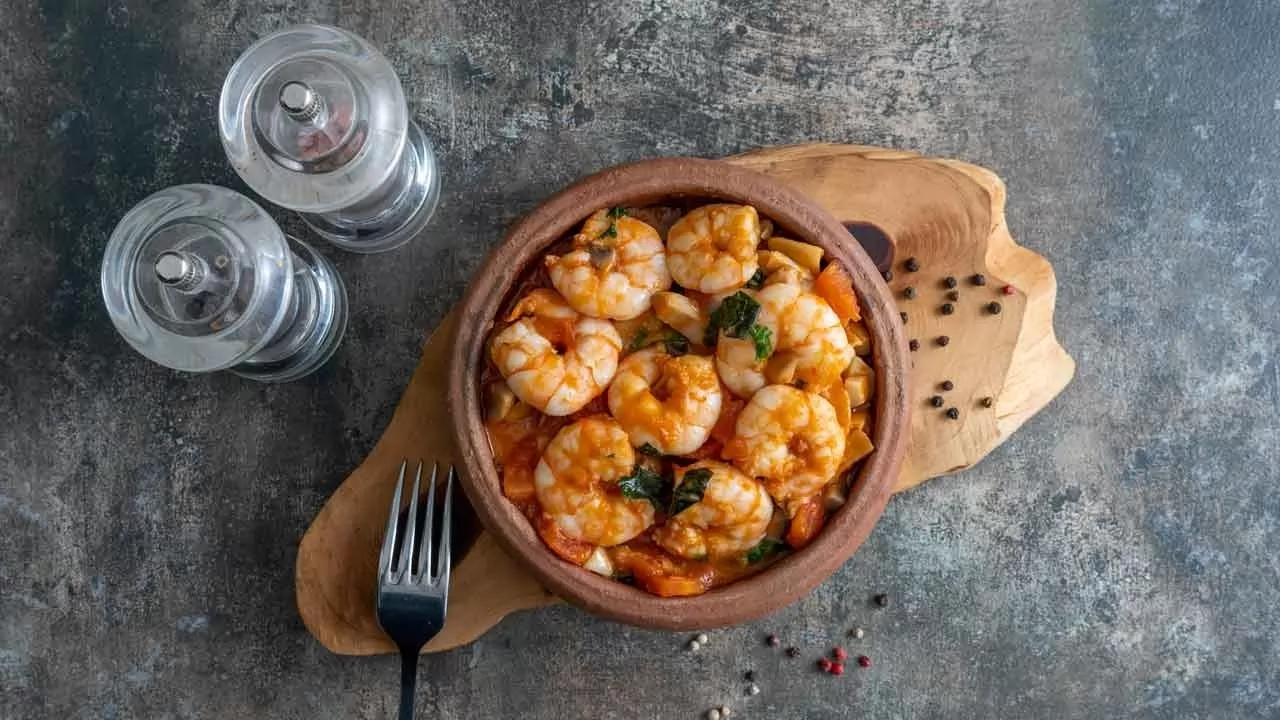 Sarımsaklı Karides Tava 